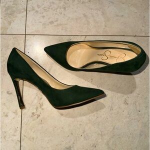 Jessica Simpson Emerald Green Heels
